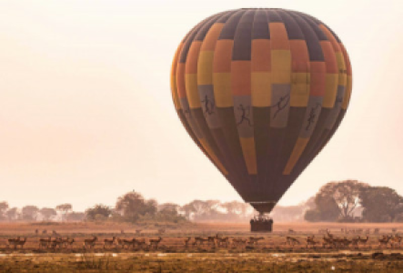 Ballonsafari im Kafue Nationalpark