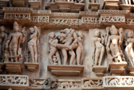 Die alten Tempelanlagen von Khajuraho