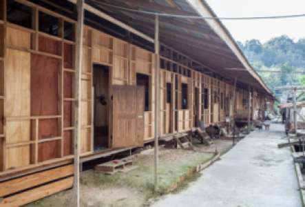 Die Iban-Langhäuser von Sarawak