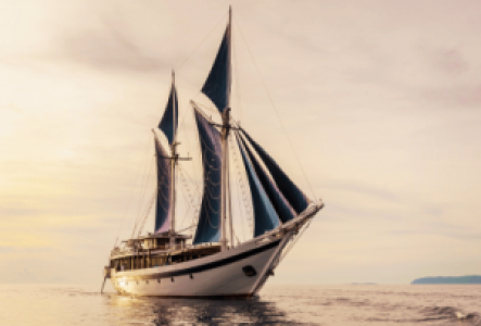 Geht an Bord eines Liveaboards im Komodo-Nationalpark