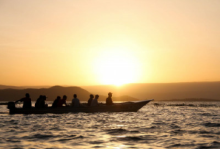 Mit dem Boot auf Kenias-Seen