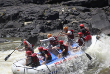 Rafting in den Vic Falls