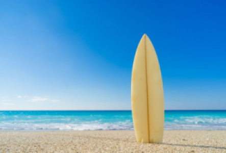 Surfen auf Rote Island