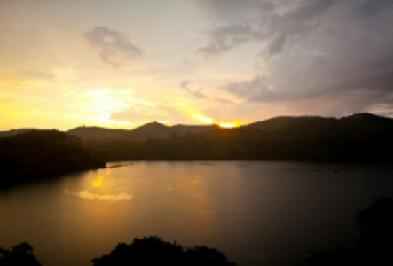 Wandern im Hochland von Uganda