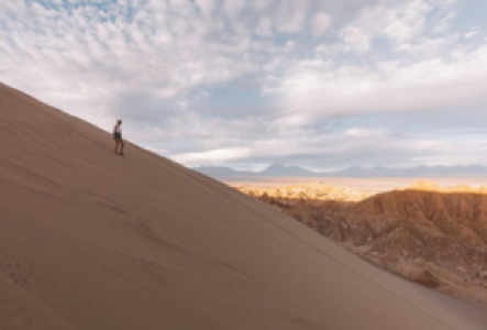 Wandern in der Atacama-Wüste